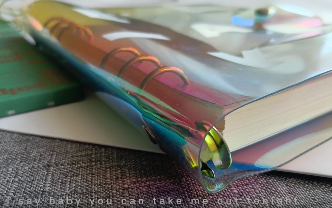 鐳射鏡面漆皮筆記本